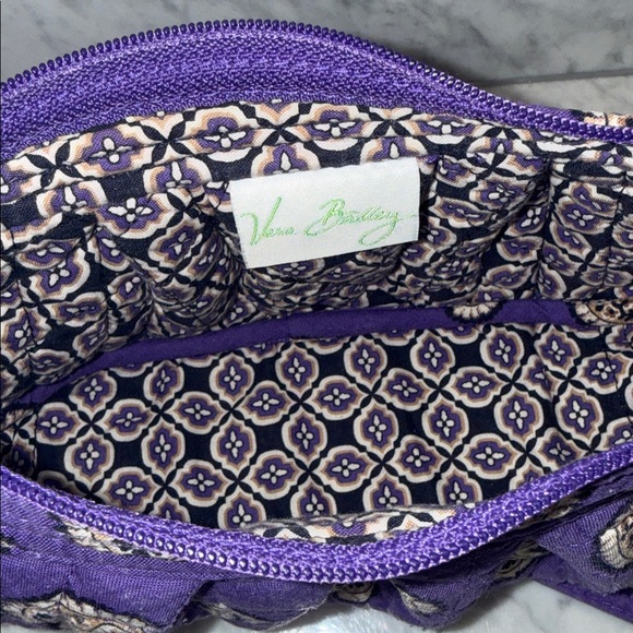 Vera Bradley Purple Fannie Crossbody Bag Simply Violet - Picture 5 of 5